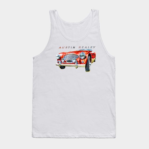 Austin Healey 100 Tank Top by Midcenturydave